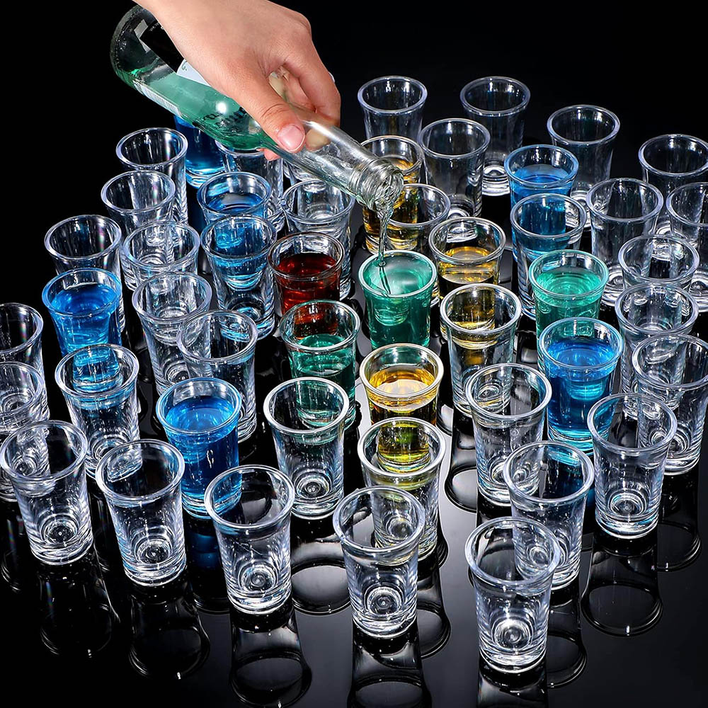 1.2オンスのアクリル製ショットグラス、厚底プラスチック製ク - Espresso Shot Glass のレビューと価格